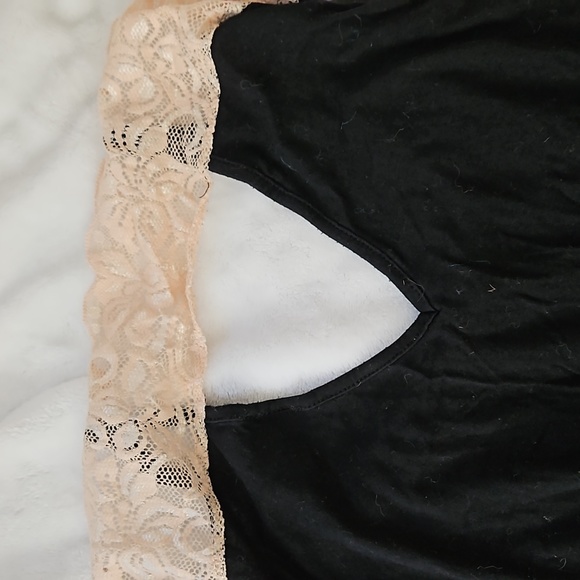 Frederick's of Hollywood lace lingerie pajama romper - Picture 7 of 7